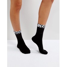 Modern Logo Tube Short Sock