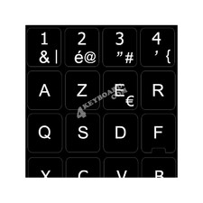 Replacement French Belgian keyboard sticker