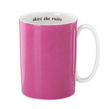 kate spade | say the word skirt the rules mug