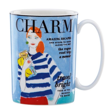 kate spade | casual dinnerware - make headlines travel bright mug