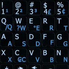 Replacement Portuguese Brazilian keyboard sticker 