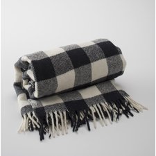 Buffalo Plaid Fringed Throw