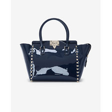 Valentino Rockstud Small Tote: Blue