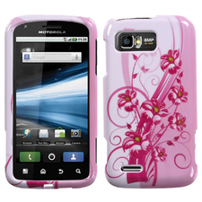 Motorola MB865 (Atrix 2) Blooming Lily Phone Protector Case Cover :: Android Cell Phone Cases