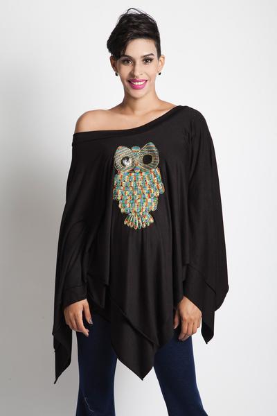 Off Shoulder Handkerchief S...