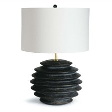 Ribbed Ebony Lamp – Pieces
