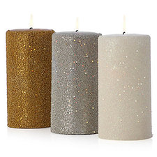 Beaded Pillar Candle