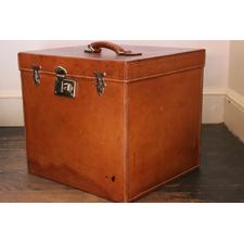 Early 20th Century Leather Hatbox