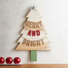 Merry & Bright Tree Wall Decor 