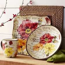 Le Fleur Poppies Dinnerware | Pier 1 Imports