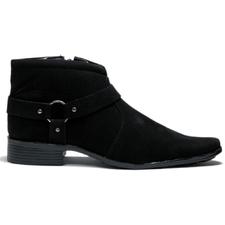 AT Classic Men's Suede Leather Boots - Black | Casual Shoes for footwear-store - HomeShop18.com