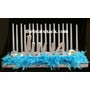 Candelabra with Boa & Diamonds
