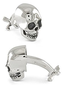 ZAUNICK Skull Cufflinks, St...