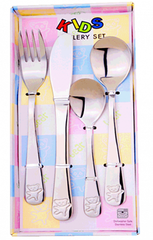 BABY CUTLERY SET 4 PCS., ST...