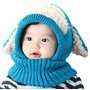 Jiamingyang Winter Warm Neck Wrap Scarf Children Wool Knitted Hats Baby Caps