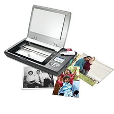 Flip-Pal mobile scanner with 4GB SD card and USB adapter. EasyStitch and StoryScans talking images software
