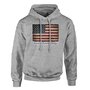 5 Star Vintage American Flag Hoodie Pullover Fleece For Men