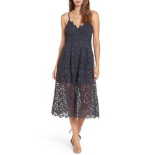  ASTR the Label Lace Midi Dress