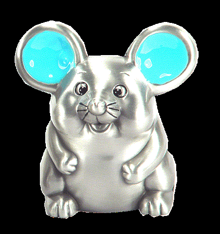 M.B. MOUSE, PEWTER, BOYS
