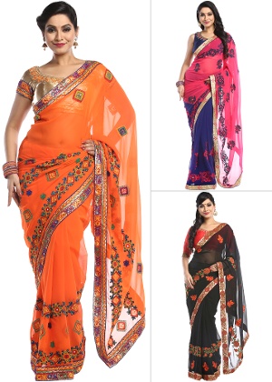 Buy Super Deal Sarees By Pa...
