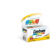 Centrum Junior Πολυβιταμινούχο Συμπλήρωμα Διατροφής για Παιδιά από 4  ετών, με Γεύση Βατόμουρο - Λεμόνι, 30 chew. tabs 