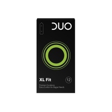 DUO XL Fit Large Size Condoms, 12 pieces 