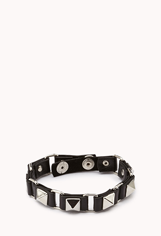 Faux Leather Link Bracelet ...