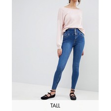 New Look Tall | New Look Tall High Waist Skinny Blue Jean