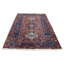 Hand Knotted Persian Rugs Antique Persian Karajeh Some Wear Oriental Rug moaC9077 - The Rug Shopping