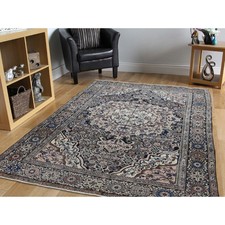 Persian Rugs Antique Persian Fereghan Sarouk Dense Weave Even Wear Hand-Knotted Rug moaC9070 - The Rug Shopping
