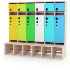  4470250 Cloakroom unit ‘Bubble’ with doors