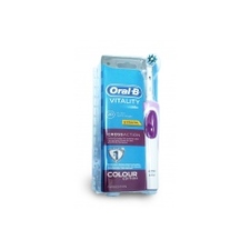 Oral B Vitality 2D Cross Action Colour Edition Ηλεκτρική Οδοντόβουρτσα σε Ροζ Χρώμα, 1 τεμάχιο 