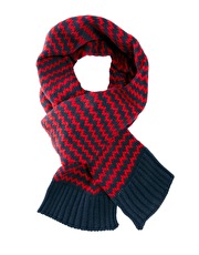 ASOS Scarf In Reverse Jacqu...