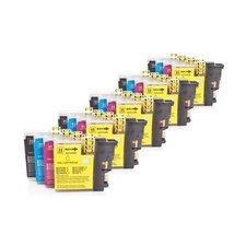 CMN Printpool kompatibel - als Ersatz für Brother DCP-585 CW (LC-1100) - Tintenpatrone MultiPack (schwarz, cyan, magenta, gelb)  (je 5 x BK,C,M,Y)  - 5 x 20 ml & 15 x 20ml, Artikelnummer: cmn01256414
