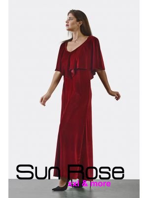 A dress made of soft velvet,