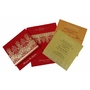 Red Matte Embossed Wedding ...
