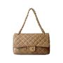 LARGE DESIGNER STYLE TAUPE BEIGE QUILTED HANDBAG WITH CROSS-BODY STRAP – A-SHU.CO.UK