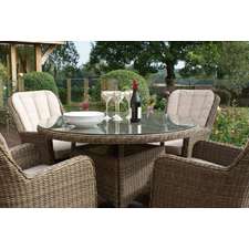 Winchester Venice 4 Seat Round Dining Set