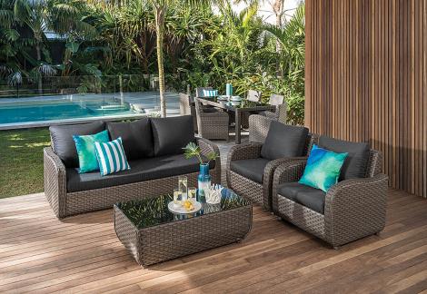 11 Piece Outdoor Lounge Fur...