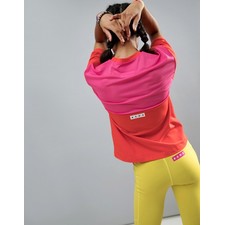  Gym T-Shirt With Contrast Breathable Mesh Panel