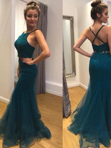 Two Piece Mermaid Prom Dres...