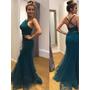 Two Piece Mermaid Prom Dresses Halter Floor-length Lace Long Sexy Prom Dress JKL685
