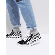 Reissue Checkerboard Sneakers In Black VA391FQXH