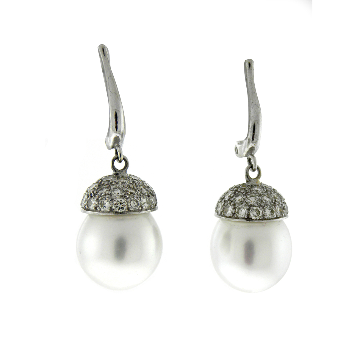 Large White Pearl & Diamond...