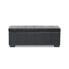 Buy Diamond Leather Ottoman Online