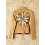 Free People Vintage Wild Unknown Hand-Painted Leather Jacket