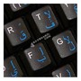 French AZERTY  Arabic non-transparent keyboard sticker