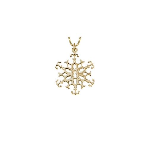 14kt 2003 Snowflake Pendant