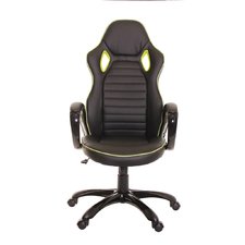 Race Car Style Office Chair Gaming Ergonomic Leather Chair by TimeOffice