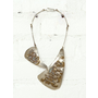 Free People Vintage Pieced Together Silver Necklace